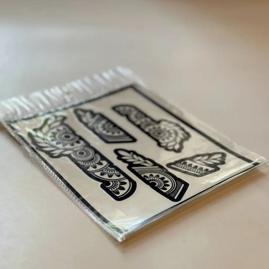 Fanah Henna Stencil FH-158 Fanahstencils