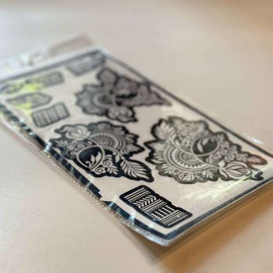 Fanah Henna Stencil FH-121 Fanahstencils