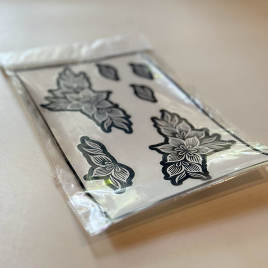 Fanah Henna Stencil FH-177 Fanahstencils