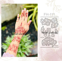 Fanah henna stencil Fh-111
