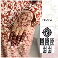Fanah Henna stencil Fh-304