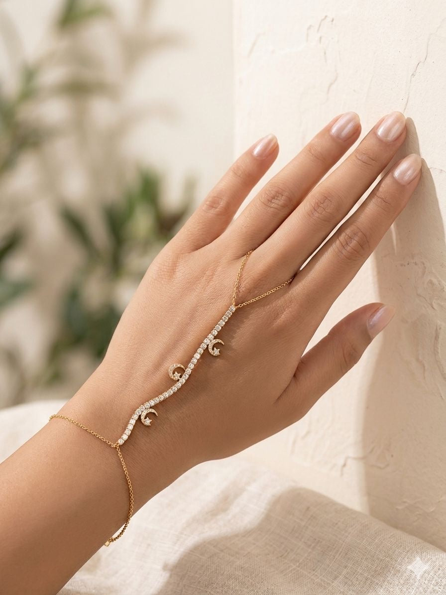 Stardust hand chain