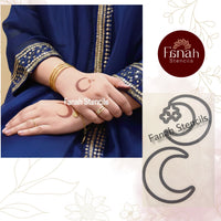 Fanah henna stencil Fh-23