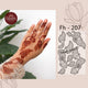 Fanah Henna Stencil Fh-207