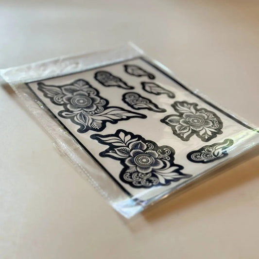 Fanah Henna Stencil FH-184 Fanahstencils