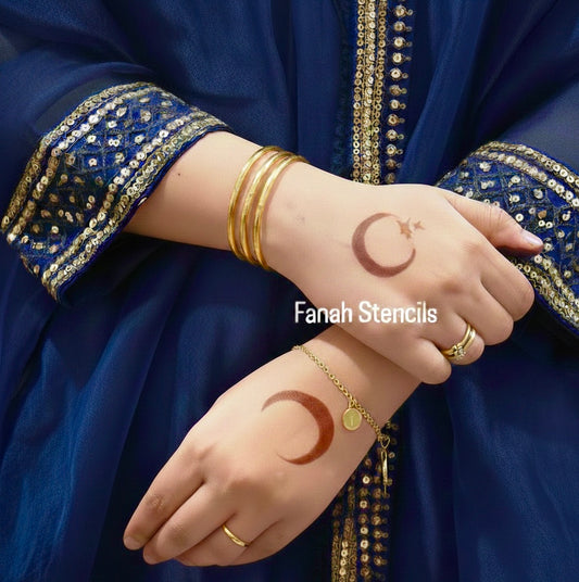 Fanah henna stencil Fh-23