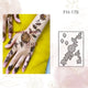 Fanah henna stencil Fh-176