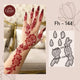 Fanah henna stencil Fh-144