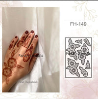 Fanah henna stencil Fh-149