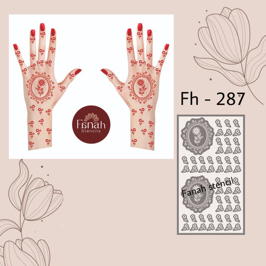 Fanah Henna Stencil FH - 287