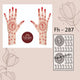 Fanah Henna Stencil FH - 287