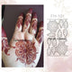 Fanah henna stencil Fh-101