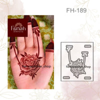Fanah henna stencil Fh-189