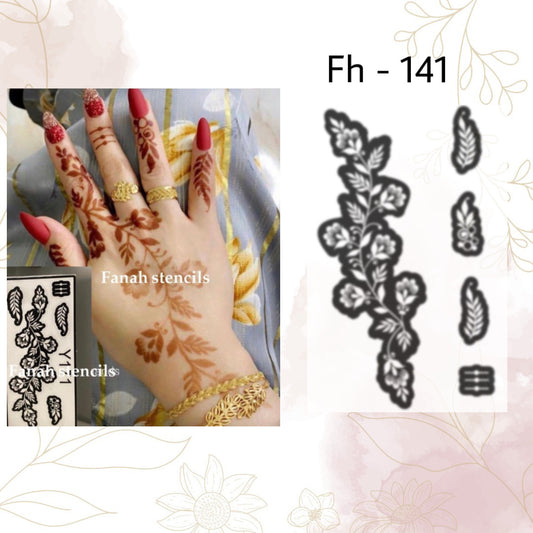 Fanah henna stencil FH-141