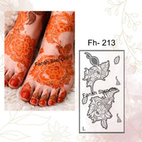 Fanah henna stencil Fh- 213 (pair)