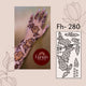 Fanah henna stencil Fh-280