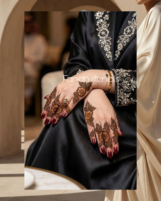 Naqsh fanah stencils Fh-326 (single hand)
