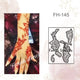 Fanah henna stencil Fh-145