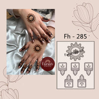 Fanah henna stencil Fh-285
