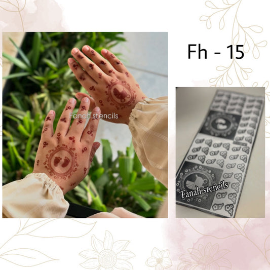 Fanah Henna Stencil Fh-15