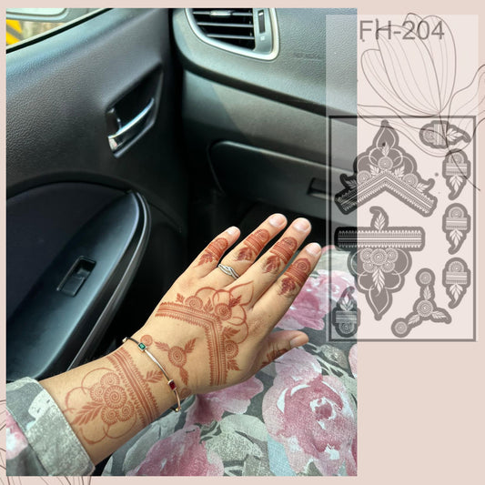 Fanah Henna Stencil FH-204