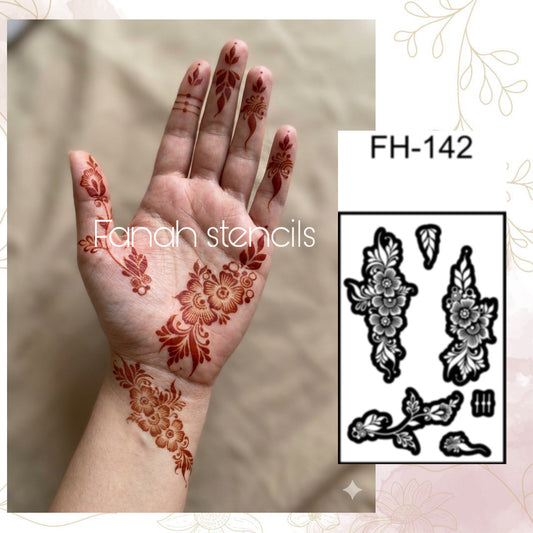 Fanah Henna Stencil FH-142