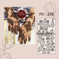 Fanah henna stencil Fh-276 (1 hand)
