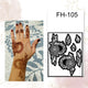 Fanah Henna Stencil FH-105