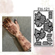 Fanah Henna Stencil FH-121 Fanahstencils