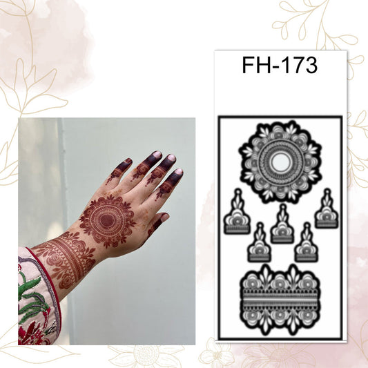 Fanah Henna Stencil FH-173 Fanahstencils
