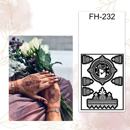 Fanah Henna Stencil FH-232