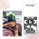 Fanah Henna Stencil FH-253