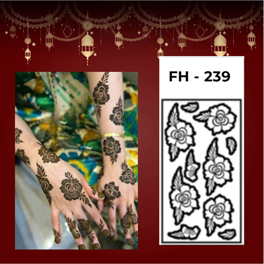 Fanah Henna Stencil FH-239