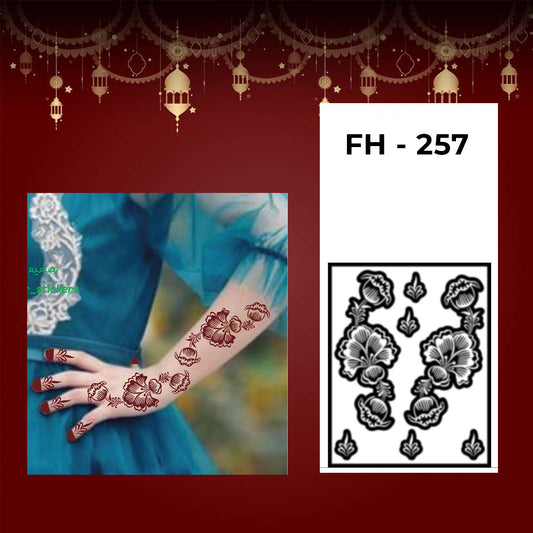 Fanah Henna Stencil FH - 257