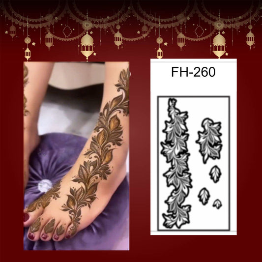Fanah Henna Stencil (Two Feet) -  FH - 260