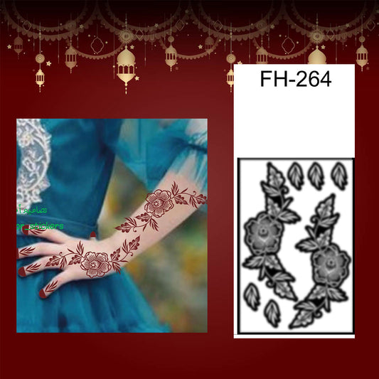 Fanah Henna Stencil FH - 264 Fanahstencils