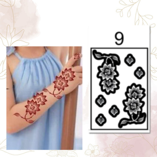 Fanah Henna Stencil K-9 Fanahstencils