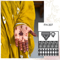Fanah henna stencil Fh-307