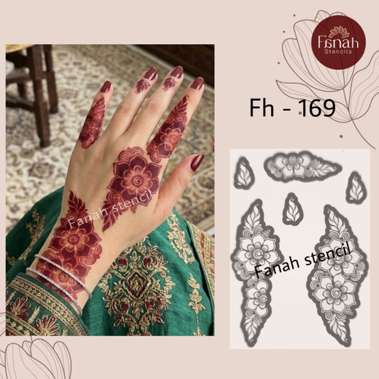 Fanah Henna Stencil FH-169