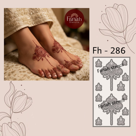 Fanah Henna Stencil FH - 286