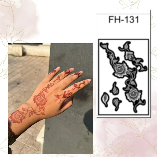 Fanah Henna Stencil FH-131 Fanahstencils