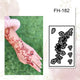 Fanah Henna Stencil FH-182 Fanahstencils