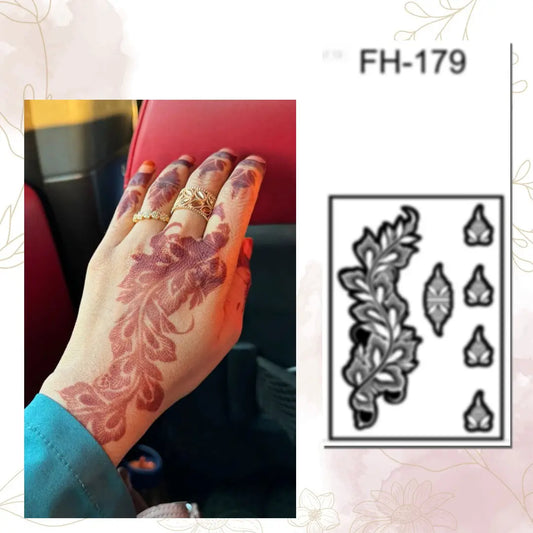 Fanah Henna Stencil FH-179 Fanahstencils