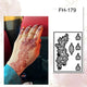Fanah Henna Stencil FH-179 Fanahstencils