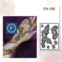Fanah Henna Stencil FH-166 Fanahstencils