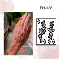 Fanah Henna Stencil FH-128 Fanahstencils