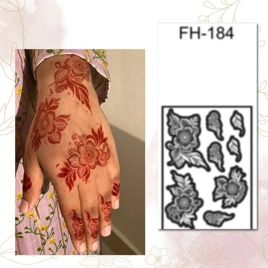 Fanah Henna Stencil FH-184 Fanahstencils