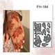Fanah Henna Stencil FH-184 Fanahstencils