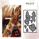Fanah Henna Stencil FH-217 Fanahstencils