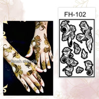 Fanah Henna Stencil FH-102 Fanahstencils